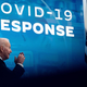 U.S. President Joe Biden updates his administration’s whole-of-government COVID-19 surge response at the White House in Washington, DC, on January 13, 2022.